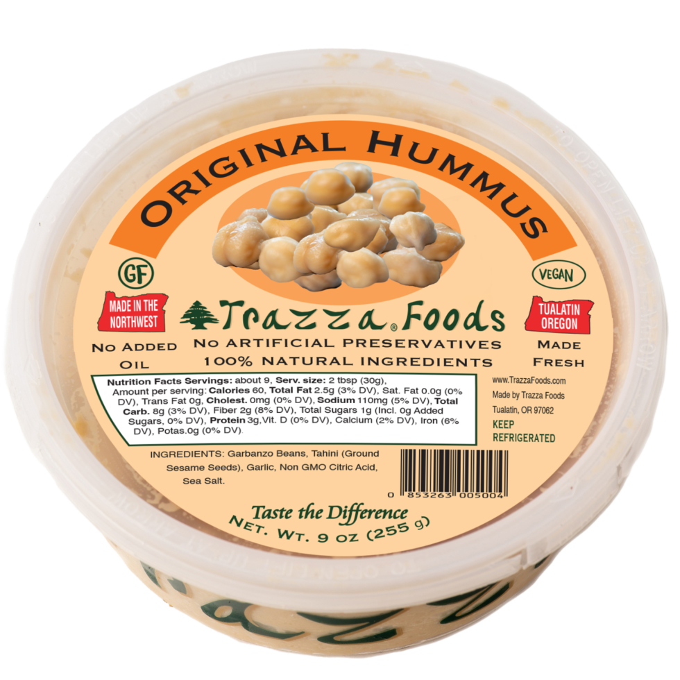 Original Hummus Trazza Foods
