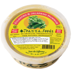 Cilantro & Jalapeno Hummus Trazza Foods