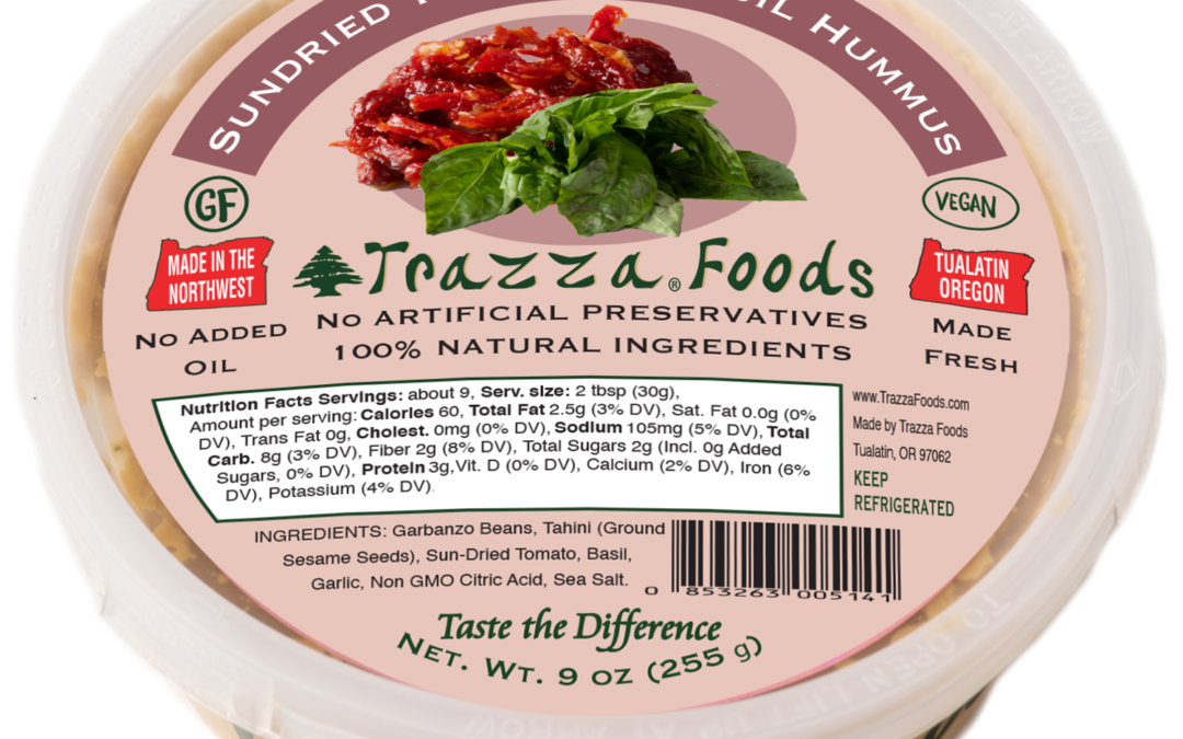 Sun-Dried Tomato & Basil Hummus