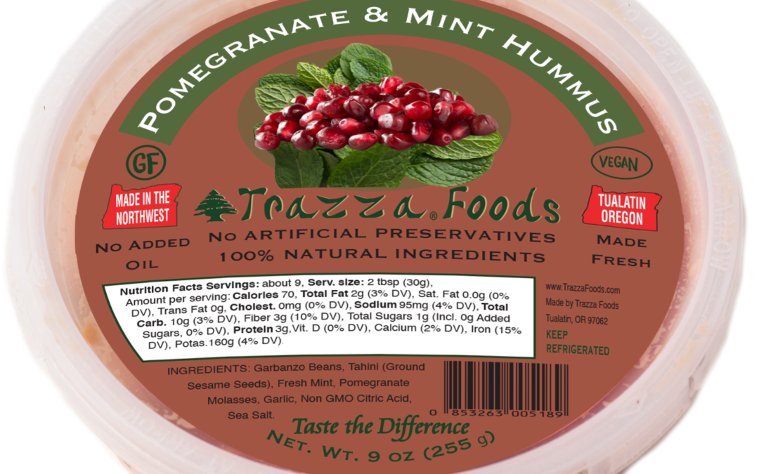 Pomegranate & Mint Hummus
