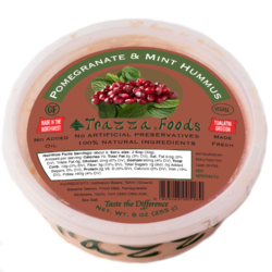 Pomegranate & Mint Hummus Trazza Foods