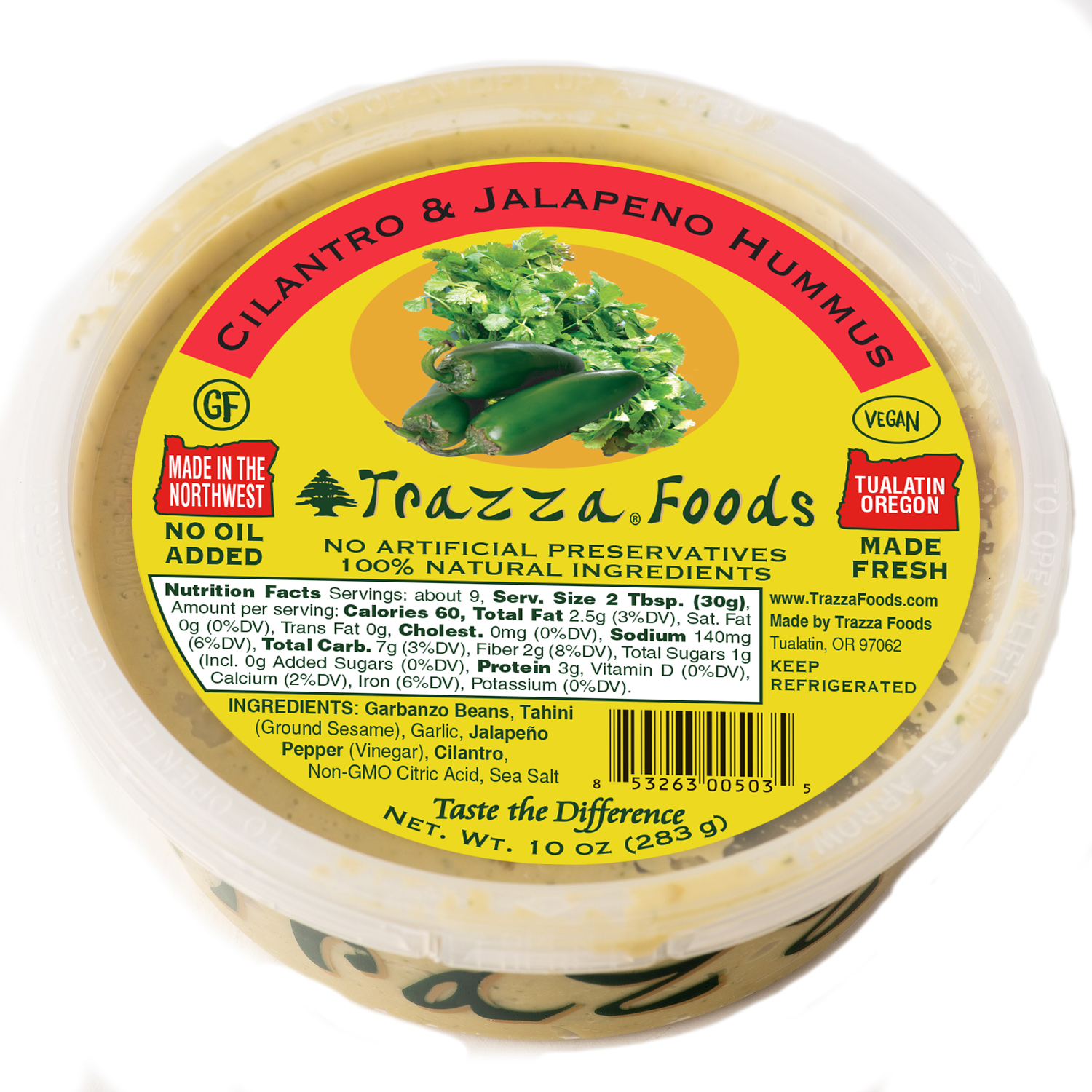 Cilantro Jalapeno Hummus