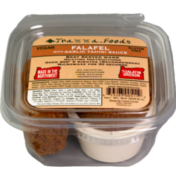 Falafel With Garlic Tahini Sauce Trazza Foods