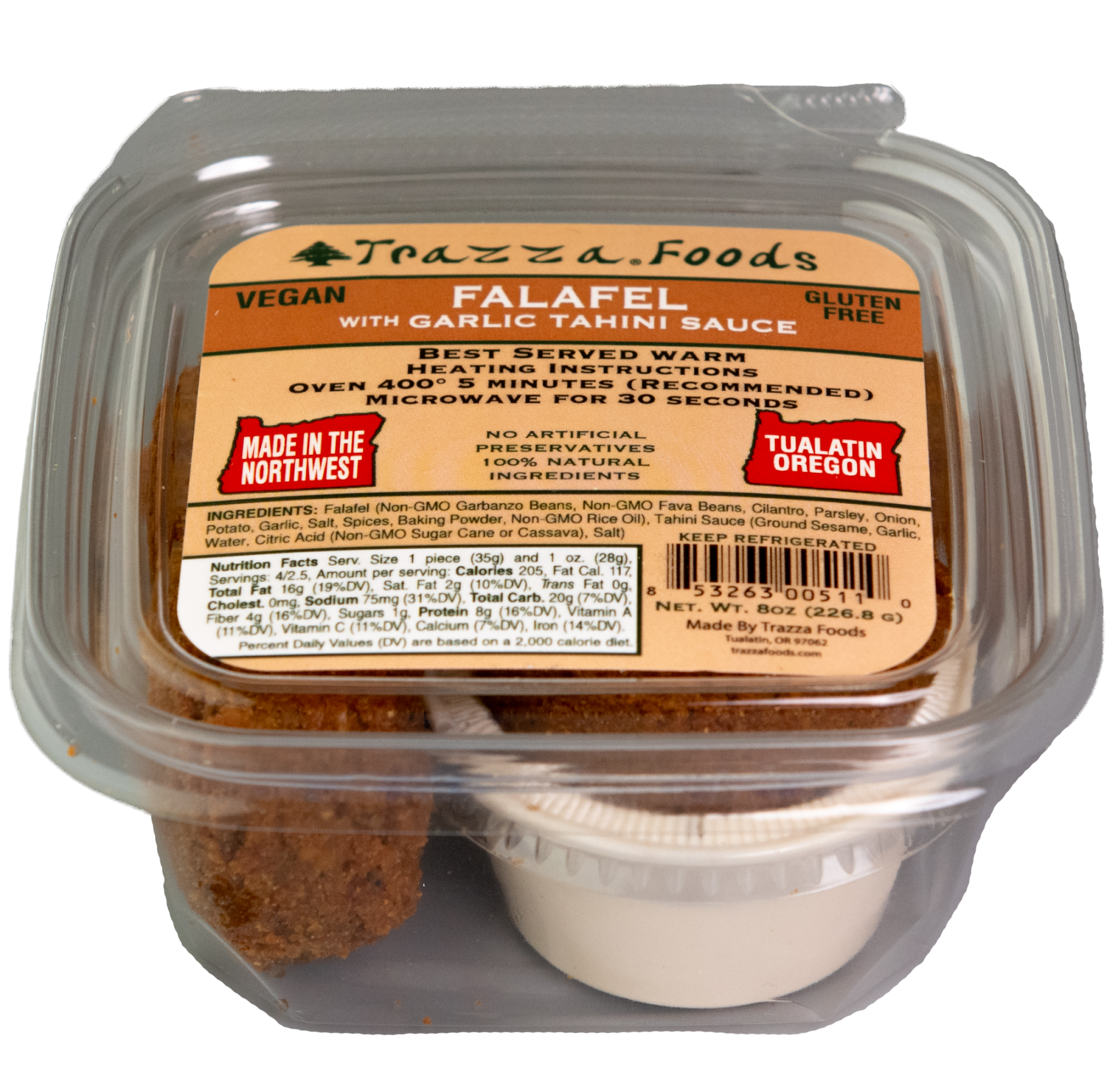 Falafel with Garlic Tahini