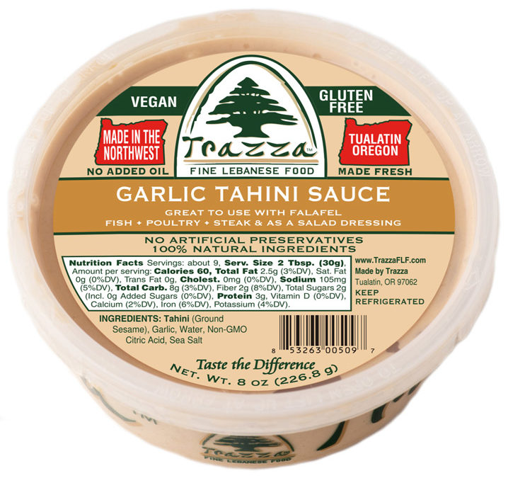 Garlic Tahini Sauce Trazza Foods