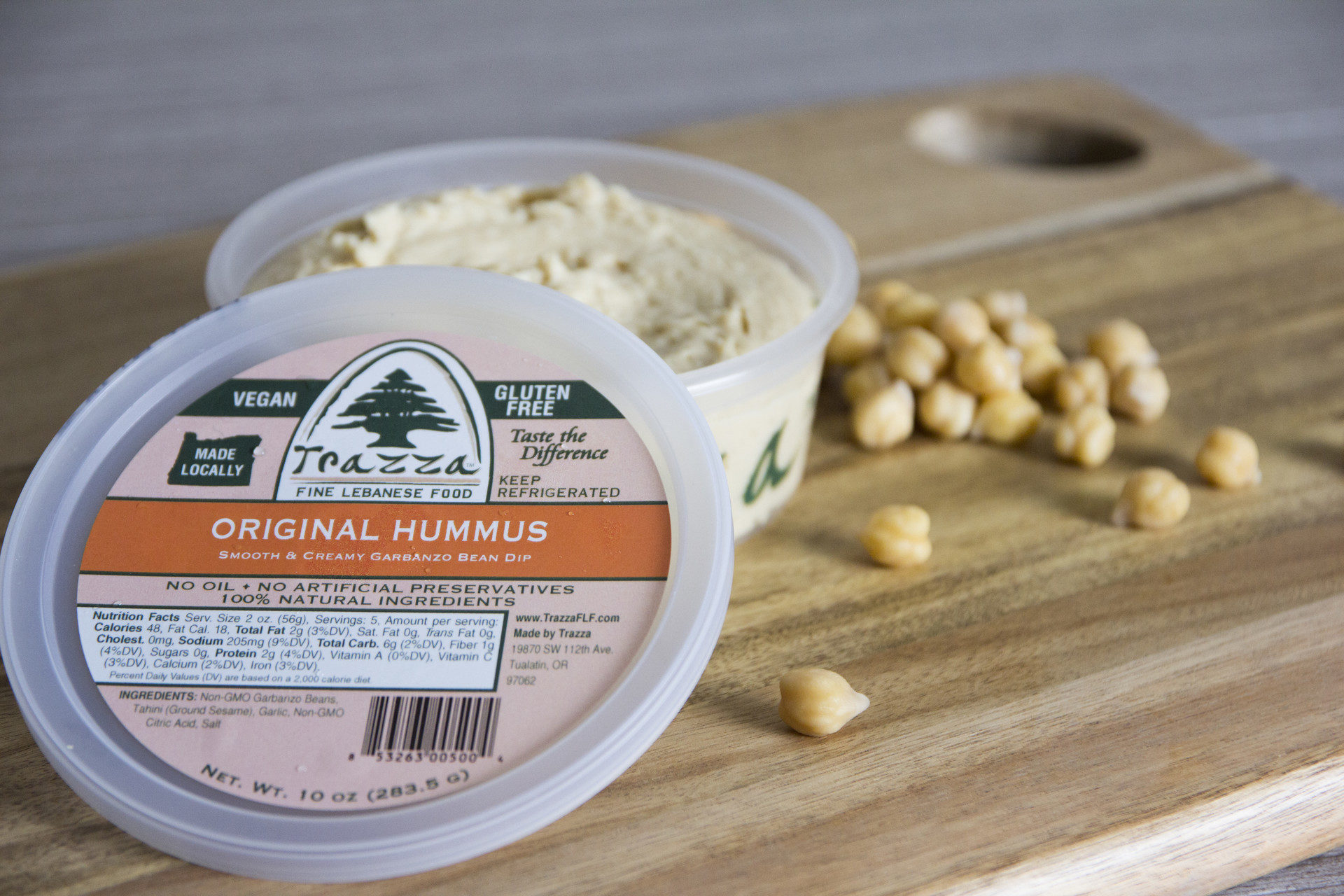 Trazza Hummus - Original Open