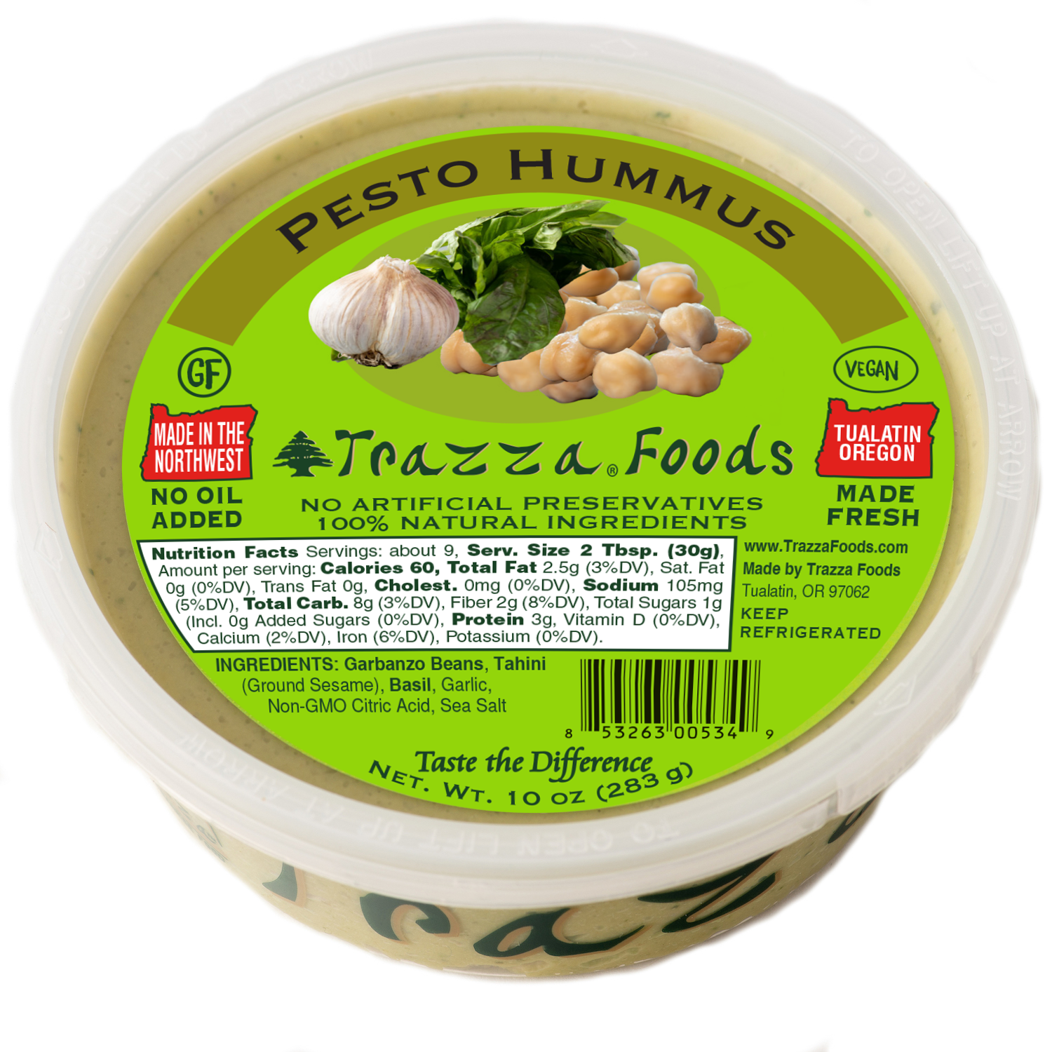 Pesto Hummus