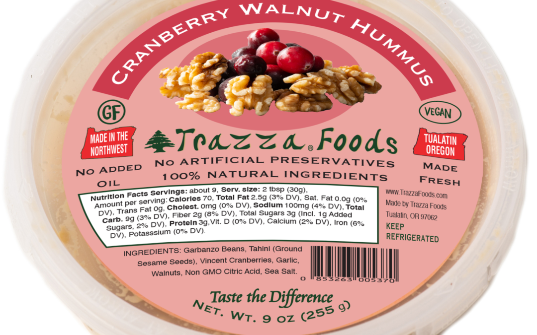 Cranberry Walnut Hummus