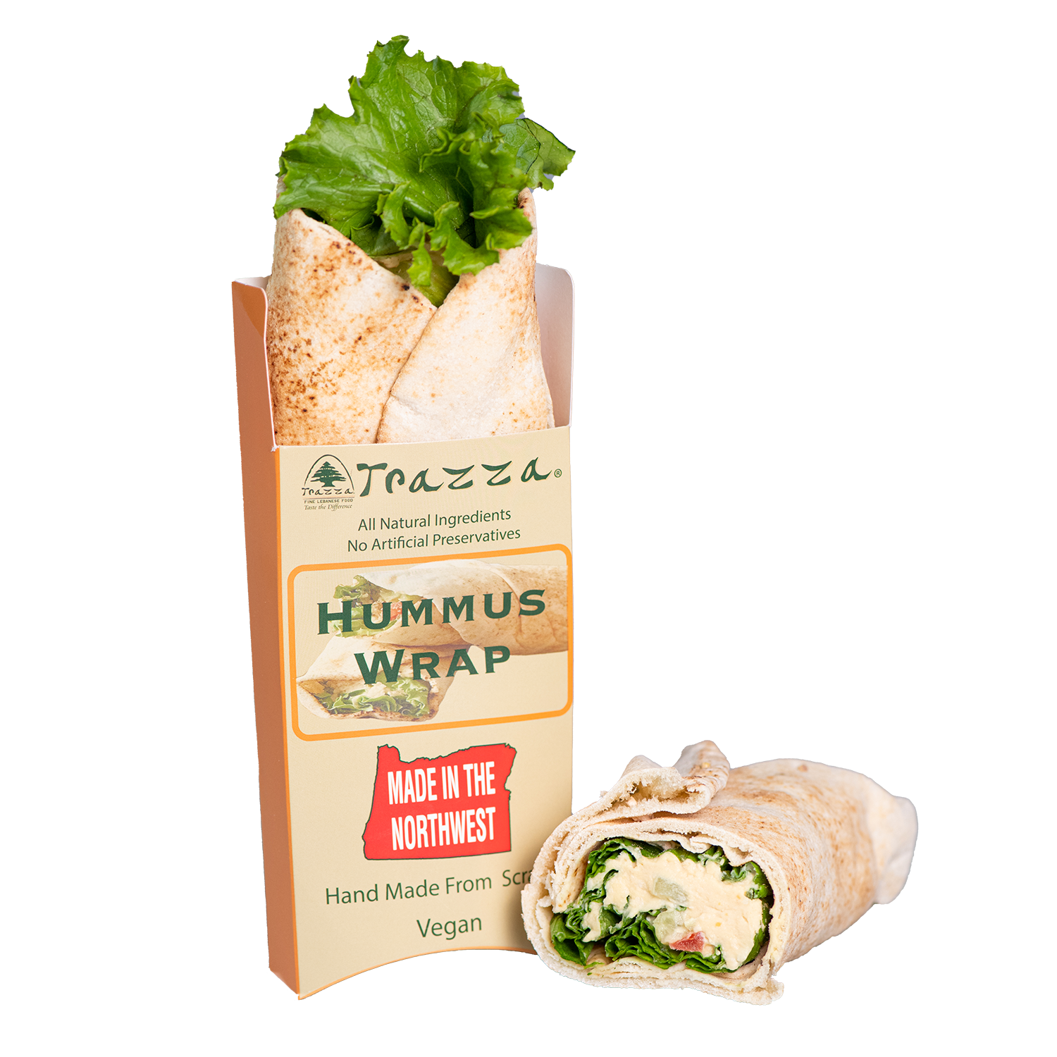 Vegan Hummus Wrap