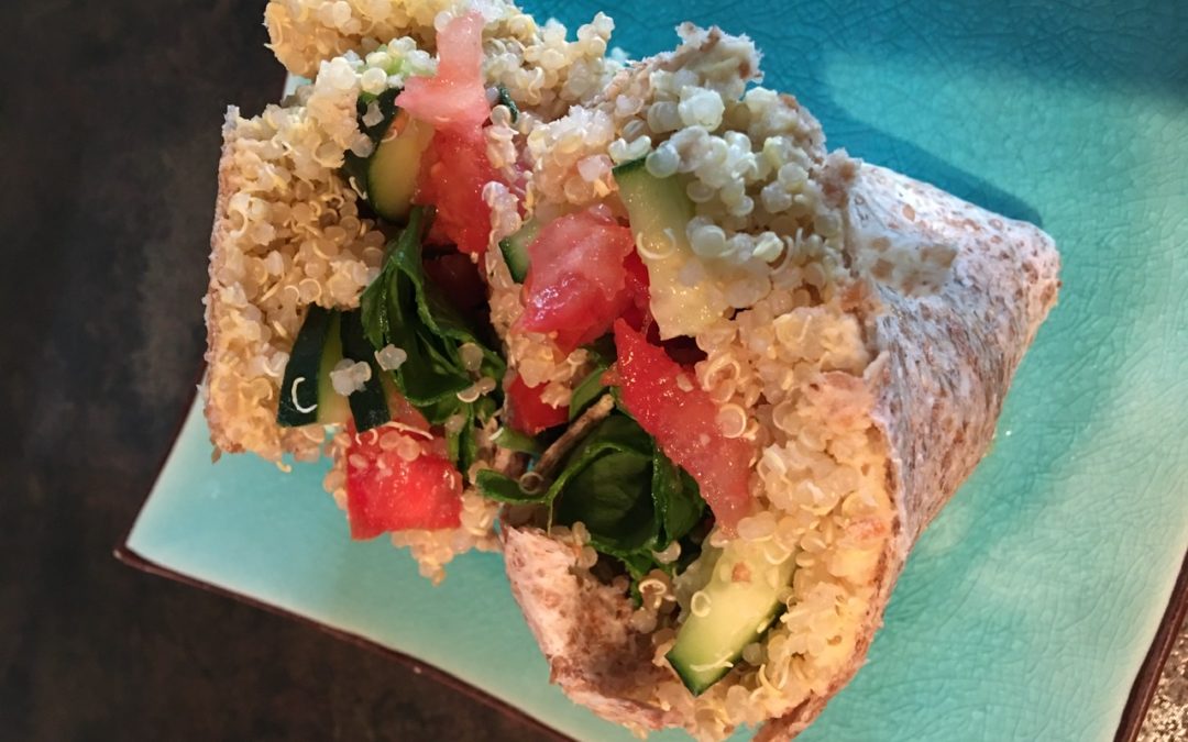 Recipe Contest Winner: Quinoa Hummus Wrap