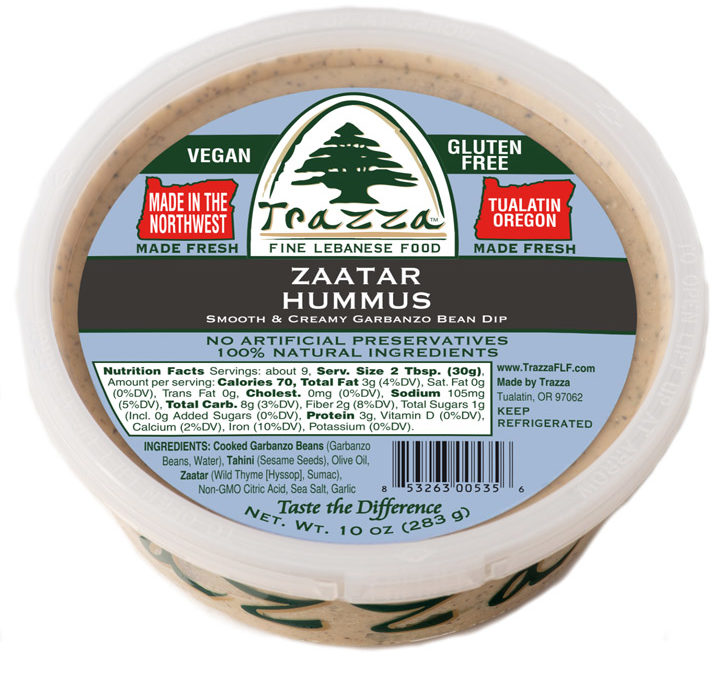 Zaatar Hummus Trazza Foods