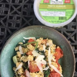 Pesto Hummus Pasta by Tessa's Eats Trazza Foods