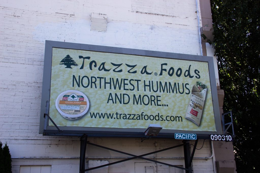 Trazza Foods Billboards Aug 2020