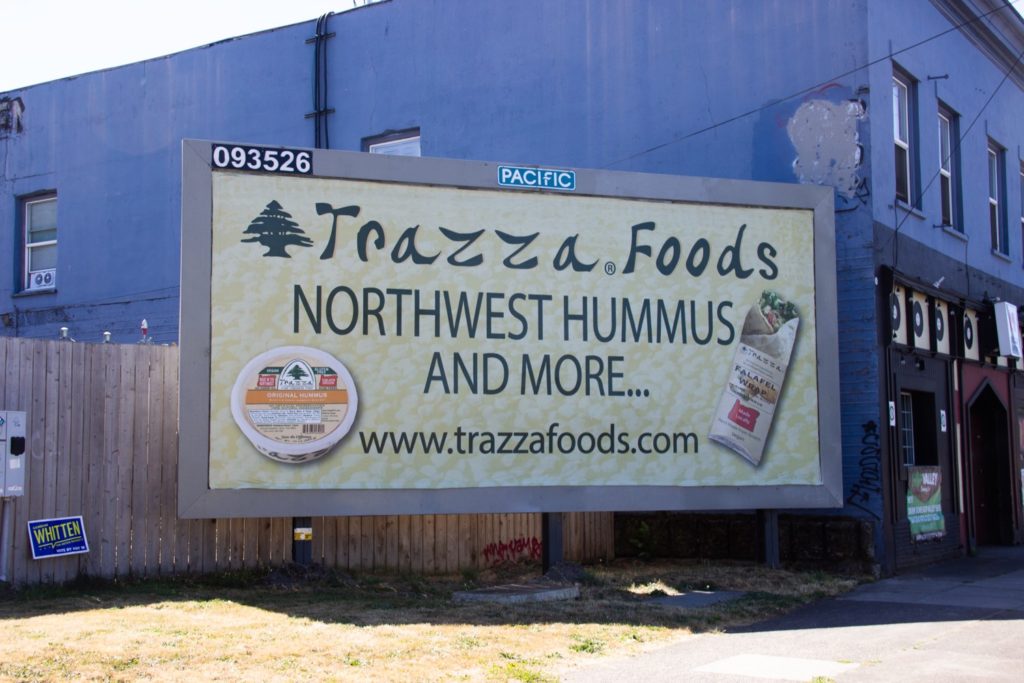 Trazza Foods Billboards Aug 2020