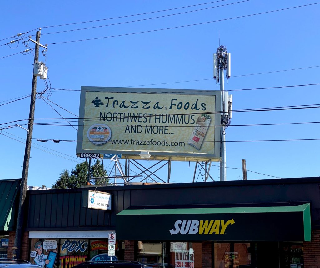 Trazza Foods Billboards Aug 2020