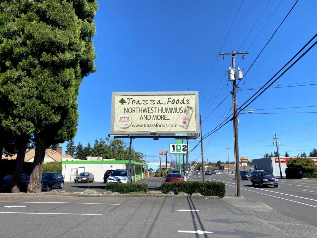 Trazza Foods Billboards Aug 2020