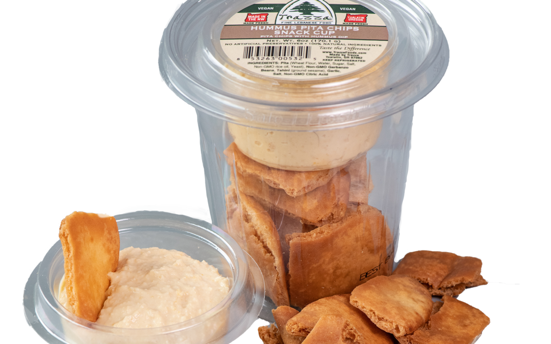 Fried Pita Chips Snack Cup