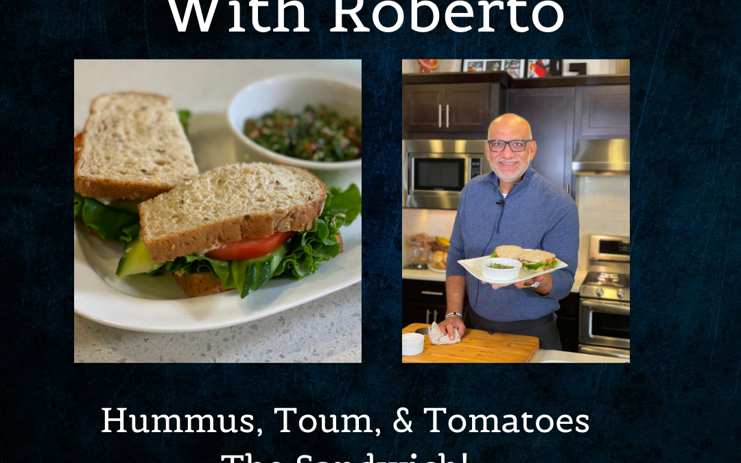 Hummus, Toum, & Tomatoes – The Sandwich! – Tasting Trazza With Roberto Episode 3 Part 1