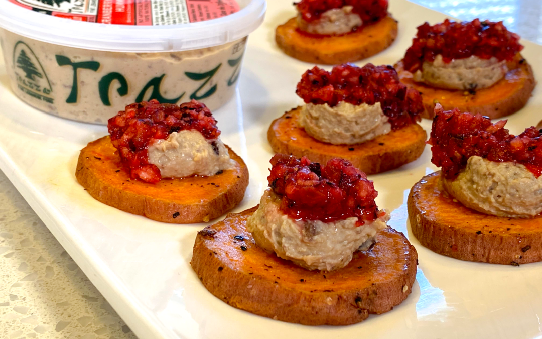 Cranberry Sweet Potato Crostini – The Recipe!
