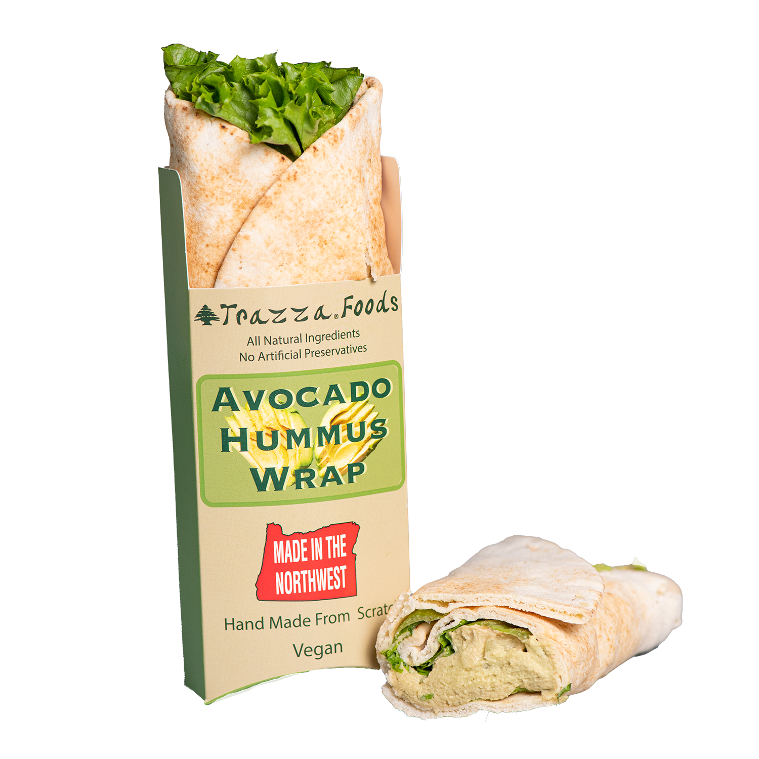 Avocado Hummus Wrap