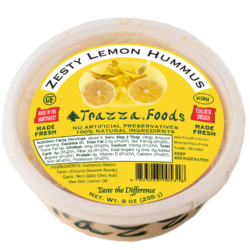 Zesty Lemon Hummus Trazza Foods
