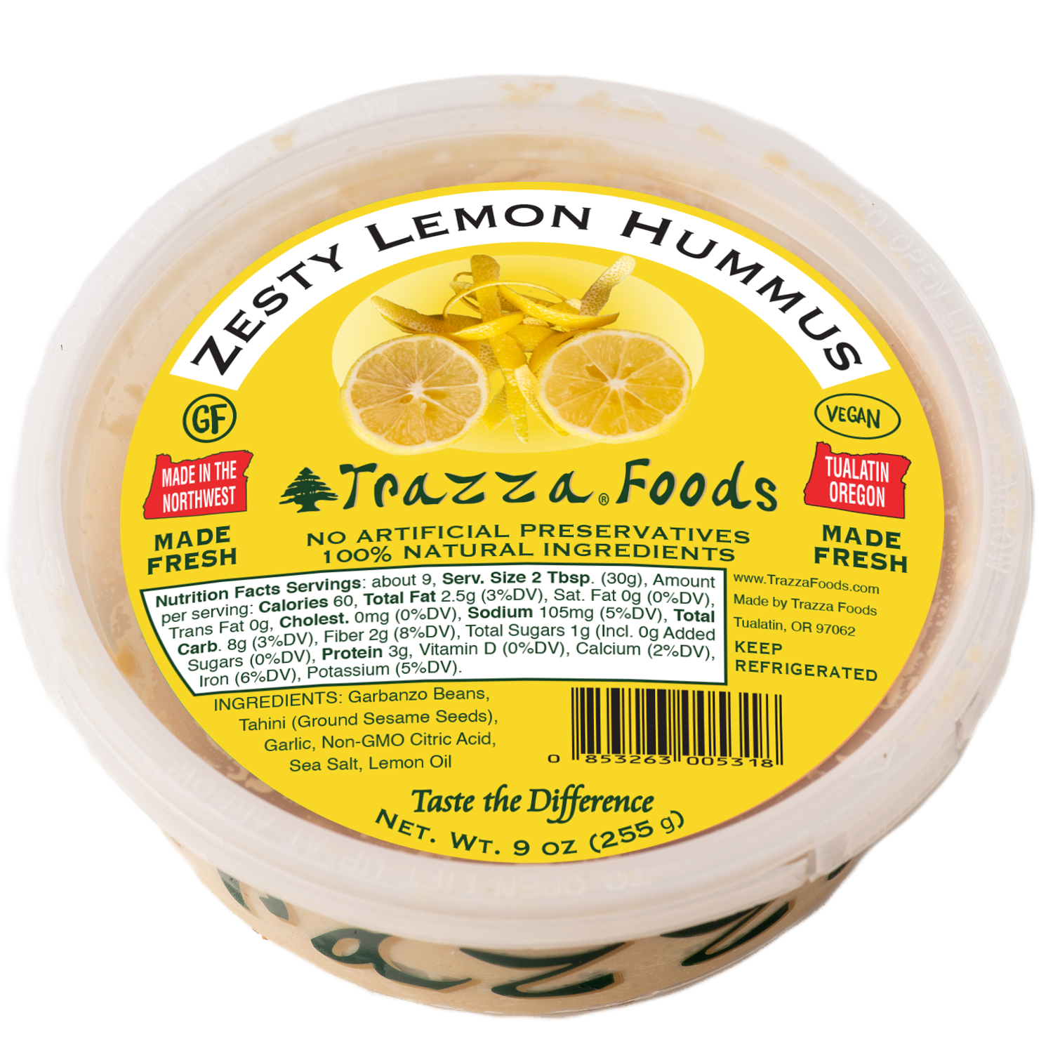 Zesty Lemon Hummus