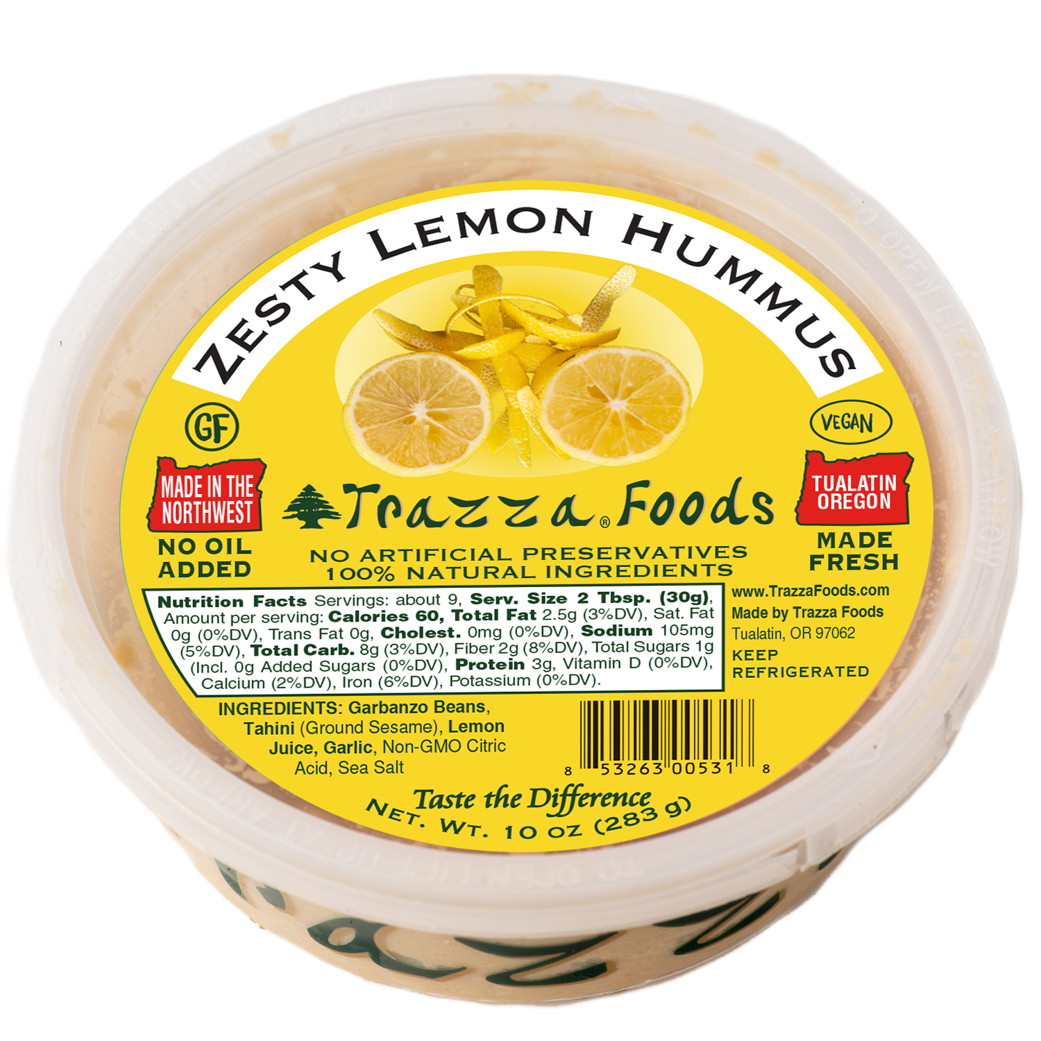 Zesty Lemon Hummus