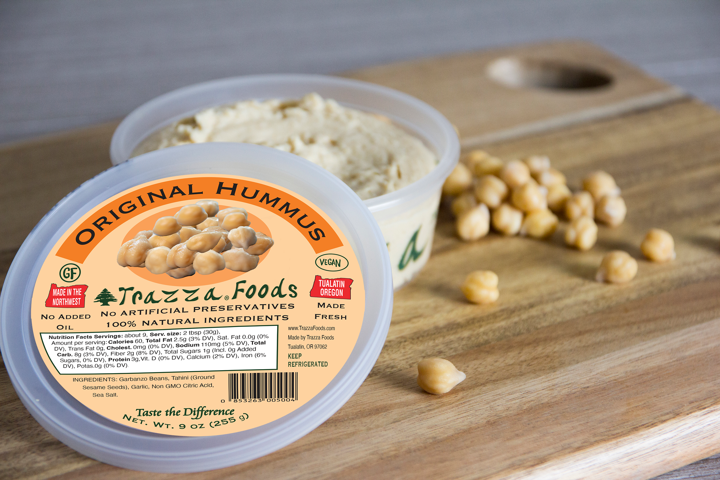 Trazza Foods Hummus Original
