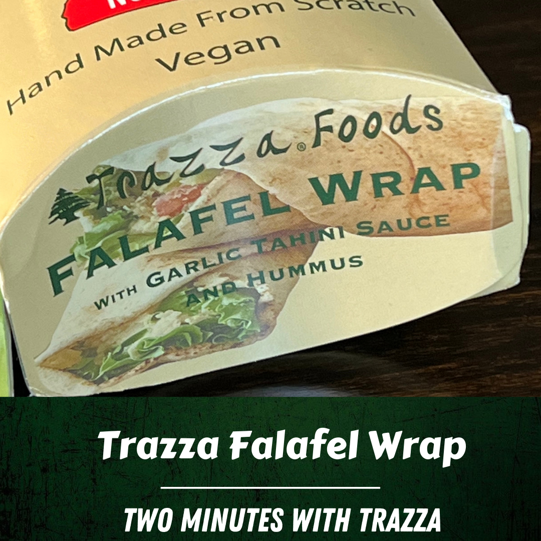 Trazza Mediterranean Falafel Wrap - Two Minutes with Trazza