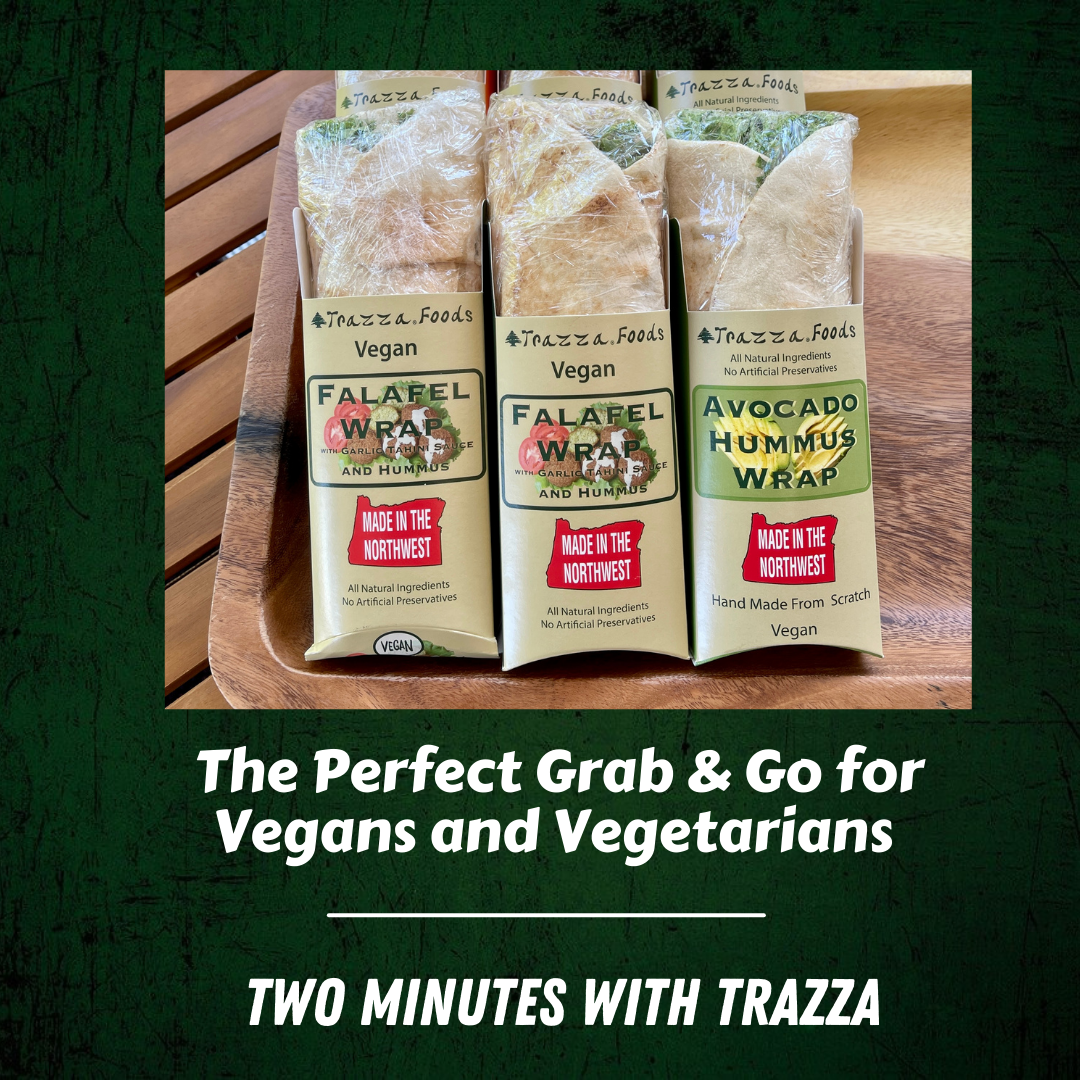Video ~ The Perfect Grab & Go for Vegans and Vegetarians - Two Minutes with Trazza