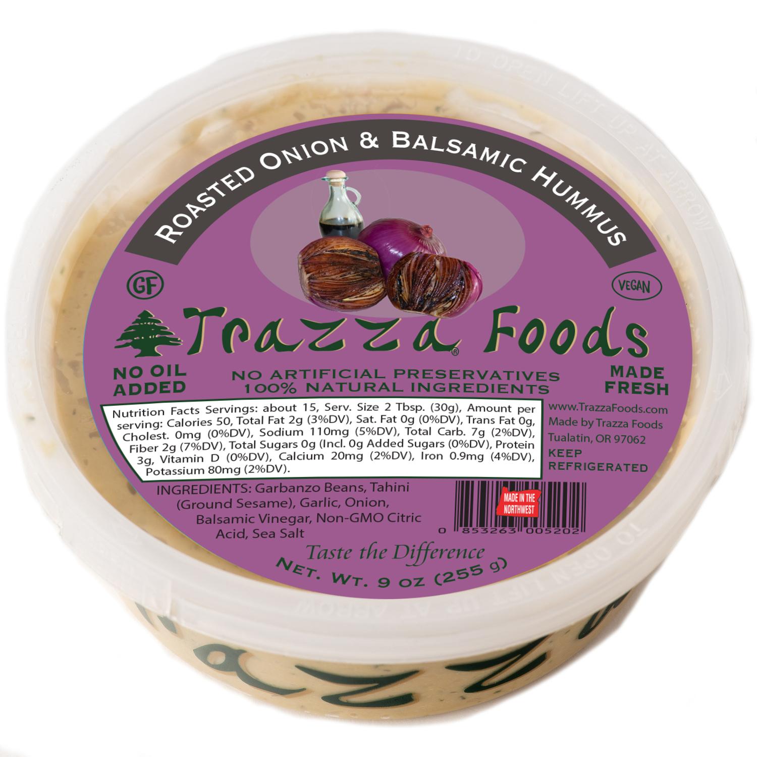 Roasted Onion & Balsamic Hummus